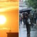Se espera calor, fuertes vientos y lluvias amenazan estos estados