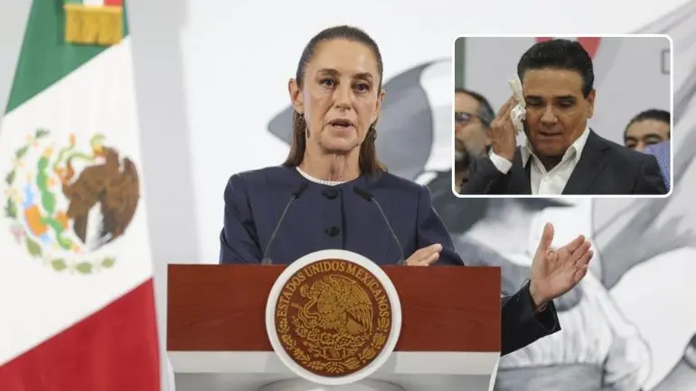 Corresponde a FGR informar sobre orden de captura contra Aureoles: Sheinbaum
