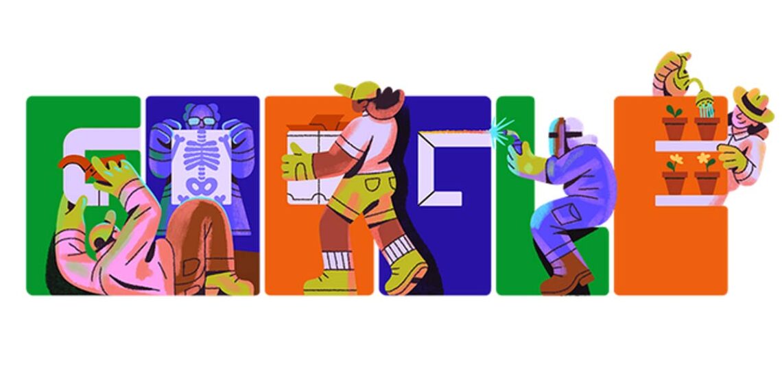 Día del Trabajo: Google conmemora el 1 de mayo con su tradicional doodle