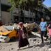 Reportan más de 50 muertos en Gaza tras bombardeos de Israel a escuela y otras zonas
