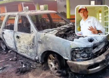 Incendian camioneta de candidato a la alcaldía de Jilotepec, Veracruz