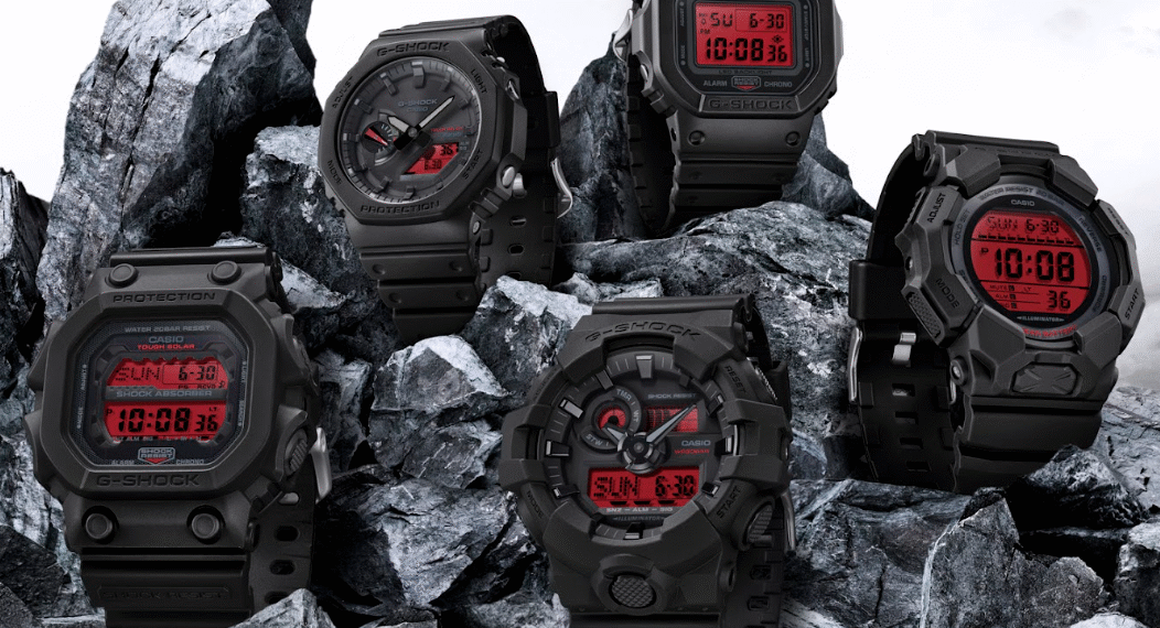 G-SHOCK celebra el tiempo: Black & Bold Red, Hidden Glow y el Día de la Madre