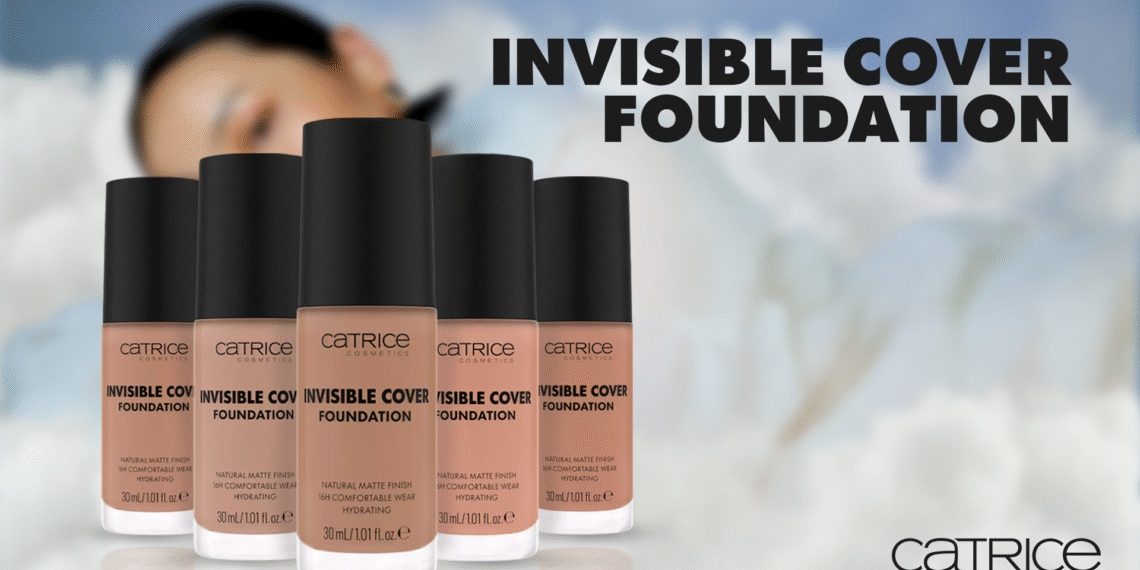 Una piel radiante, fresca y natural: llega Invisible Cover Foundation de Catrice