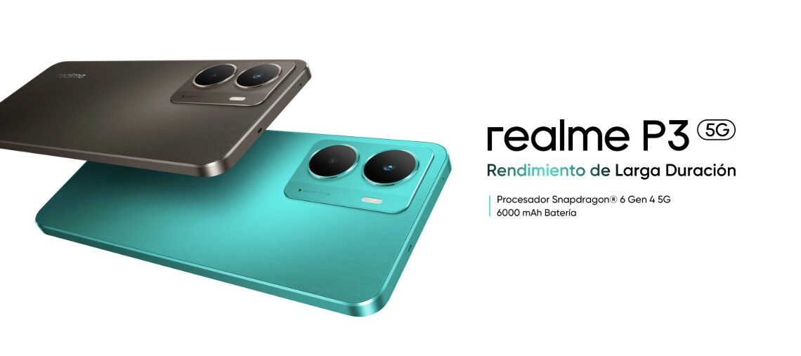 realme P3 llega con gran precio, batería Titan de 6000 mAh: más poder, mejor experiencia y más acción