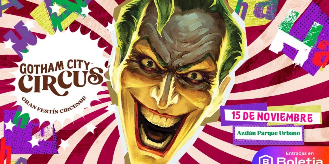 The Joker toma el control de Aztlán Parque Urbano: CDMX será la sede de una experiencia inmersiva inspirada en el Universo Gotham