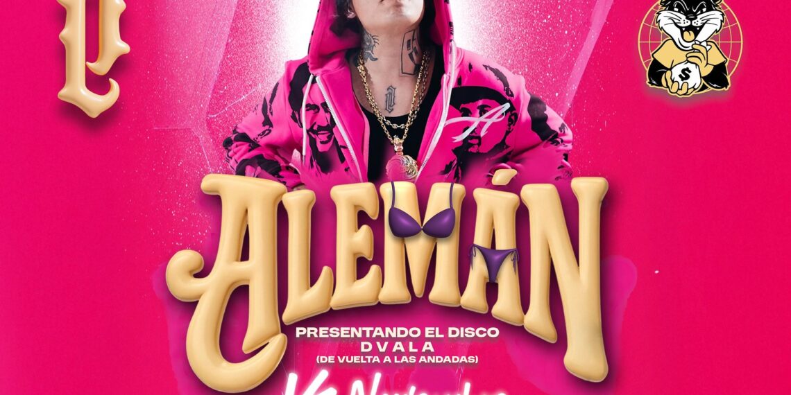 Alemán regresa a los escenarios de la CDMX con nueva música y potentes rimas