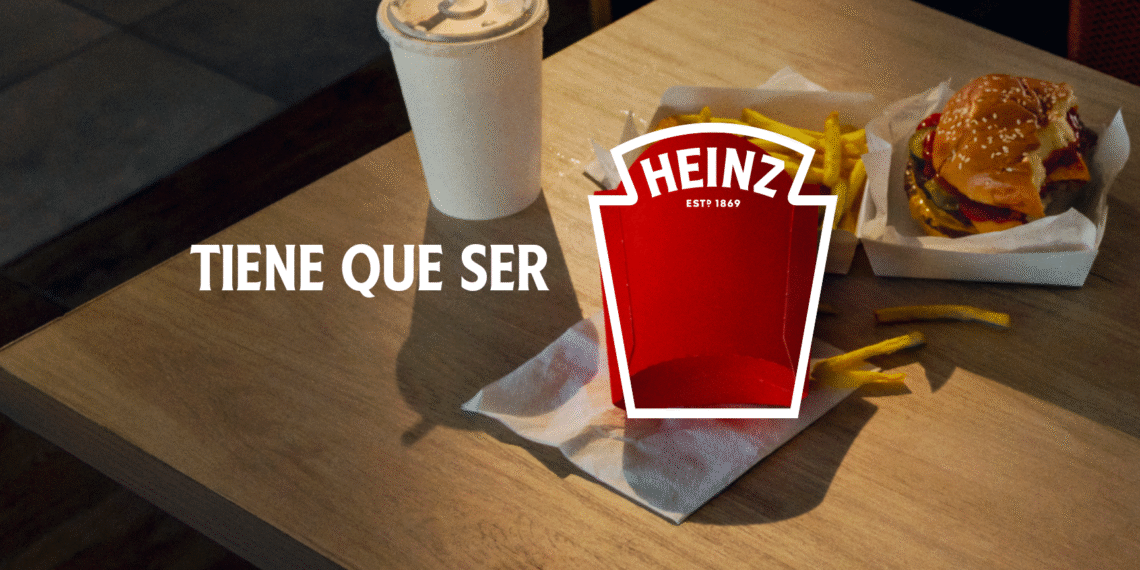 HEINZ revela la similitud entre las cajas de papas fritas y su icónico logotipo Keystone