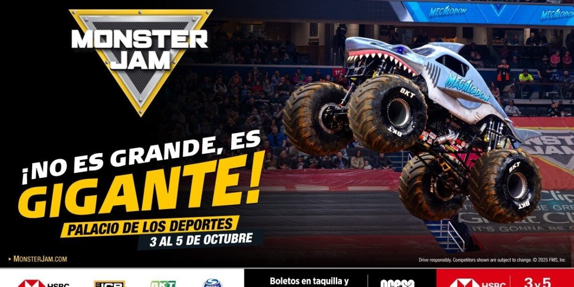 Regresa la adrenalina al máximo a la CDMX con Monster Jam TM