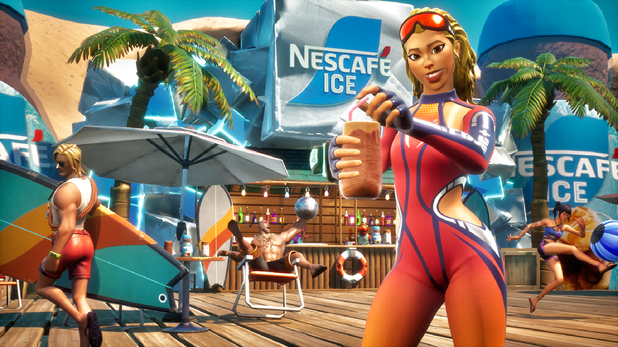 NESCAFÉ® ICE ha creado el universo digital +FRESH dentro de Fortnite, de la mano de GGTech Studios