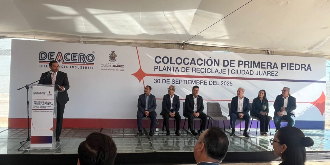 Inaugura DEACERO nueva planta de reciclaje en Chihuahua