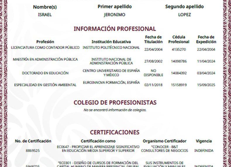 Mario Delgado encubre irregularidades y actos de corrupción en la Dirección General de Profesiones de la SEP