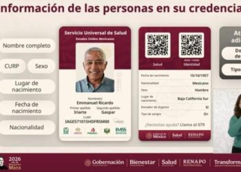 Presentan credencial para el Servicio Universal de Salud; tendrá versión digital