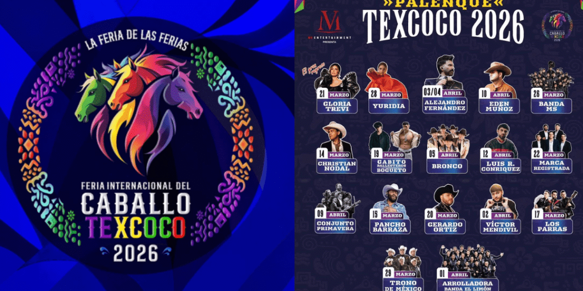 Música, tradición y estrellas: así será la Feria del Caballo Texcoco 2026