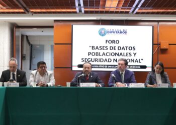 Organiza Felipe Miguel Delgado foro “Bases de Datos Poblacionales y Seguridad Nacional