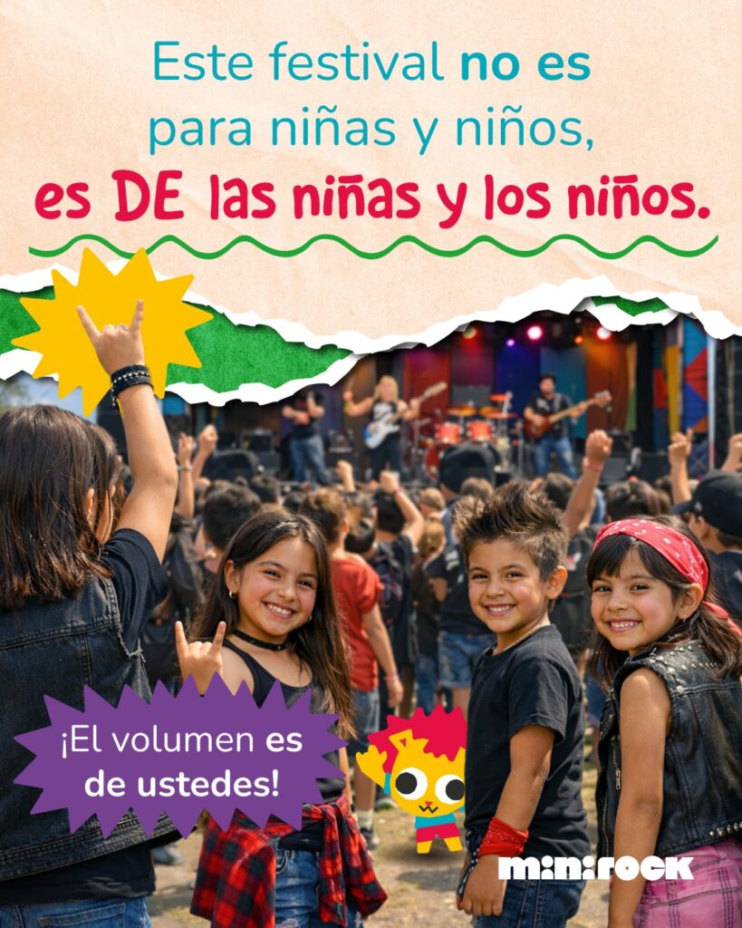 Mini Rock Fest impulsa el primer festival de rock pensado desde la infancia en México 3 MINI ROCK FEST CARTEL1 1
