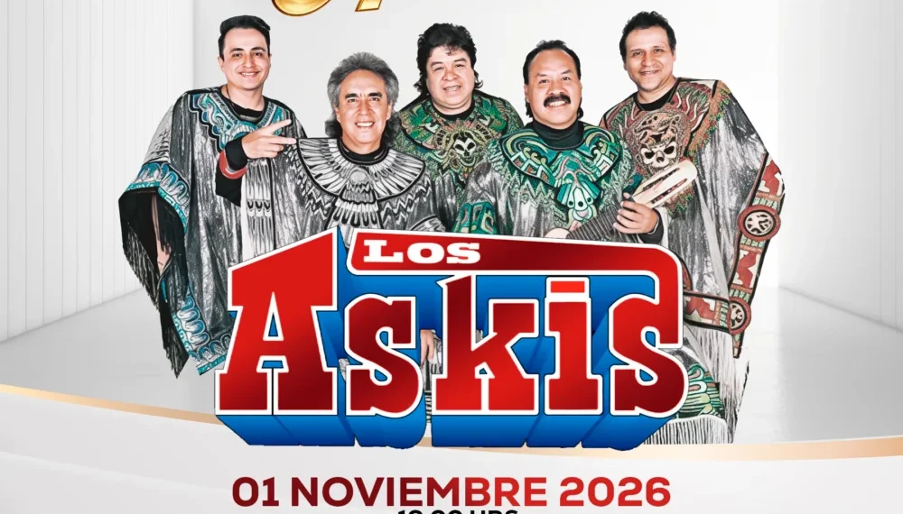 La cumbia andina de LOS ASKIS llega a la Arena CDMX el 01 de noviembre