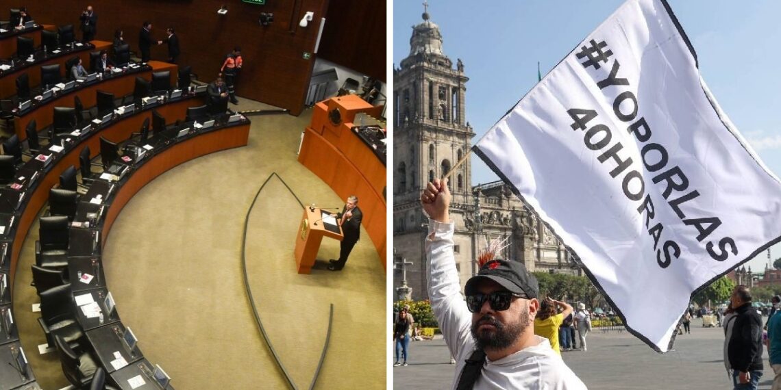 Avanza en el Senado reforma para reducir jornada laboral de 48 a 40 horas en 2030