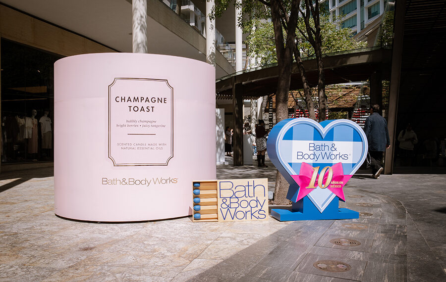 Bath & Body Works presentará su vela gigante Champagne Toast en México para celebrar Fragrance Week