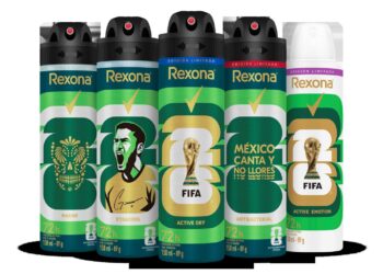 Rexona lanza ediciones coleccionables inspiradas  en la copa mundial de la FIFA 2026