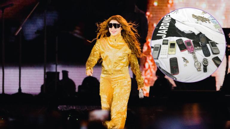 Operativo por concierto de Shakira en el Zócalo deja 13 detenidos; frecuente robo de celulares