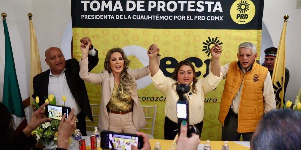 Ceci Ocampo asume la presidencia del PRD en la Alcaldía Cuauhtémoc