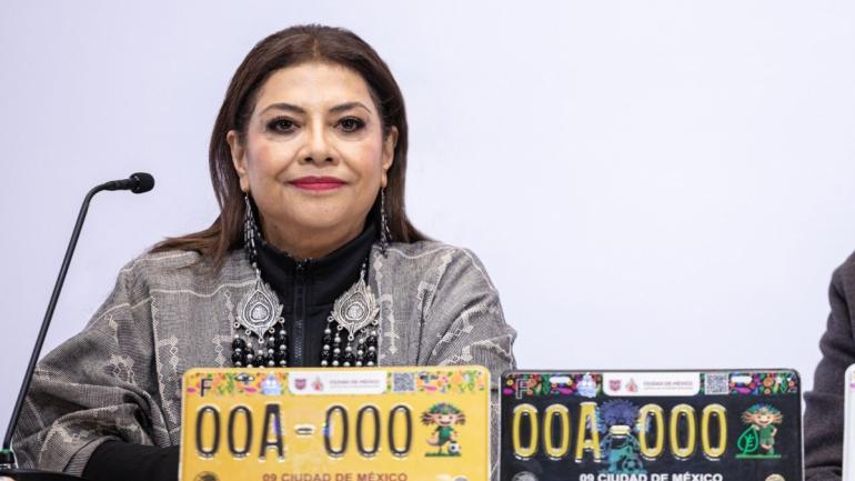 Abre Semovi registro de placas conmemorativas del Mundial 2026 para autos foráneos