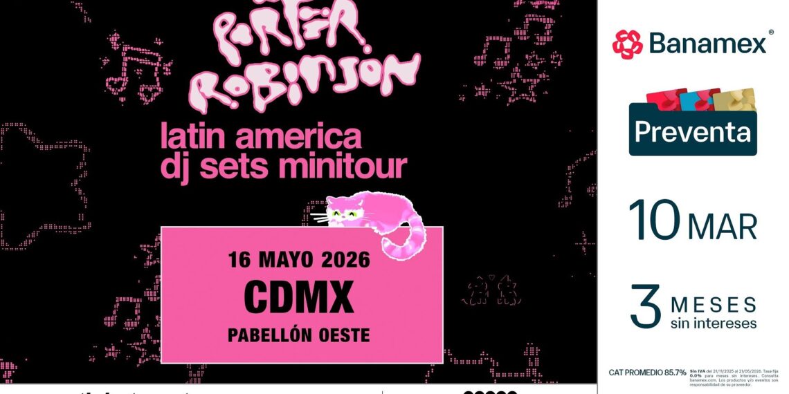 ¡Porter Robinson está de regreso para encender a la Ciudad de México con su inigualable vibra!