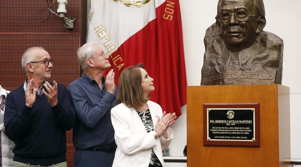 Heberto Castillo “constructor de la democracia” y “arquitecto de la política” en México; Ignacio Mier, presidente de la Jucopo en el Senado de la República