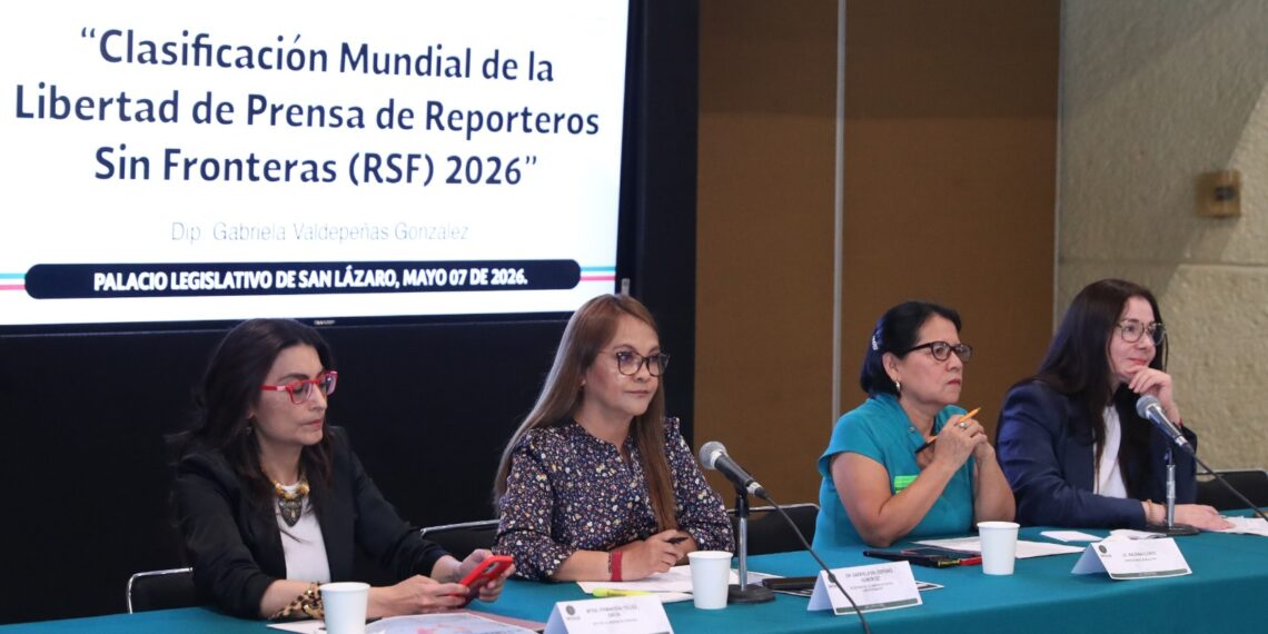 Presenta Gabriela Valdepeñas la Clasificación Mundial de la Libertad de Prensa de Reporteros Sin Fronteras 2026