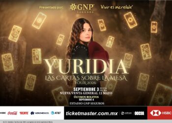Yuridia abre nueva fecha en Estadio GNP Seguros