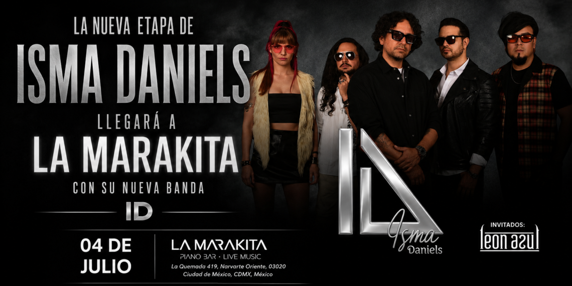La nueva etapa de Isma Daniels llegará a La Marakita con su nueva banda ID
