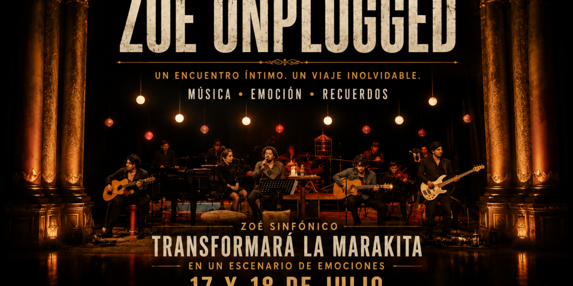 Zoé Sinfónico transformará La Marakita en un escenario de emociones