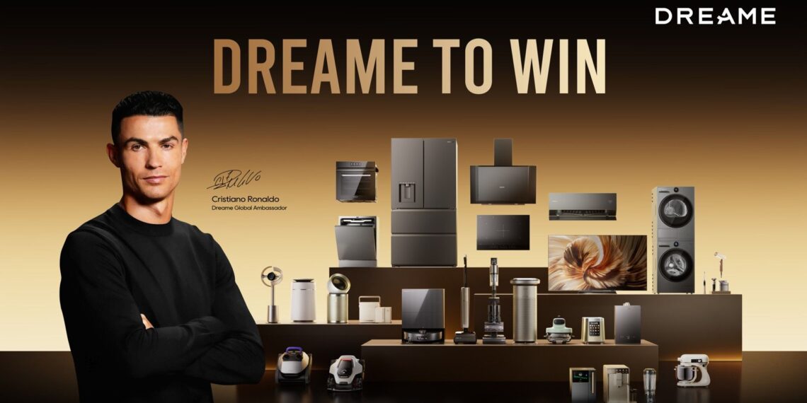 Una alianza poderosa: Dreame Technology presenta a Cristiano Ronaldo como nuevo Embajador Global de Marca