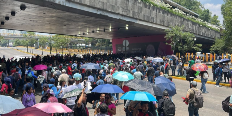 Bloqueos CNTE: Cierran Circuito Interior y Reforma mientras continúan negociaciones en Segob