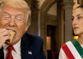 Trump publica video creado con IA en el que aparece junto a Sheinbaum