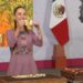 Sheinbaum celebra su cumpleaños con «Las Mañanitas», los «Beatles» y pastel en la conferencia matutina