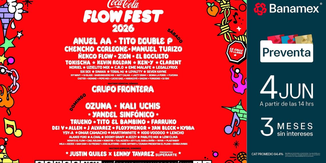 ¡Coca-Cola Flow Fest regresa para desatar el máximo flow!