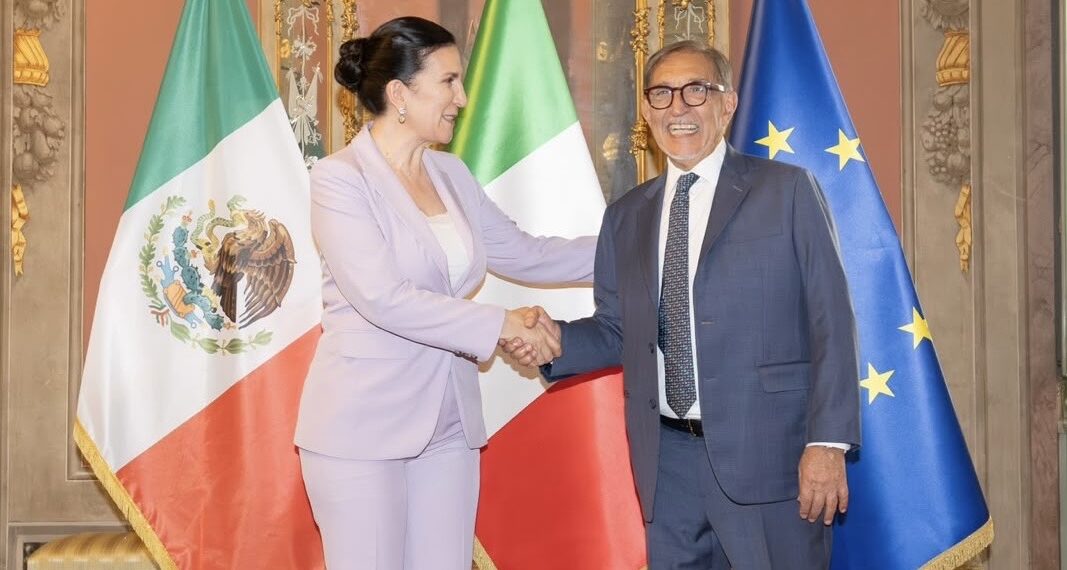 Kenia López Rabadán reconoce ante el Presidente del Senado italiano el liderazgo de Giorgia Meloni y la importancia de la paridad en la vida pública