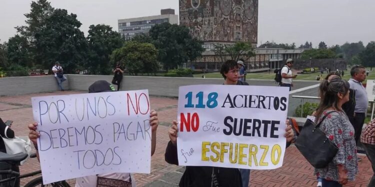 UNAM aplicará examen de control presencial tras denuncias de trampas en la admisión