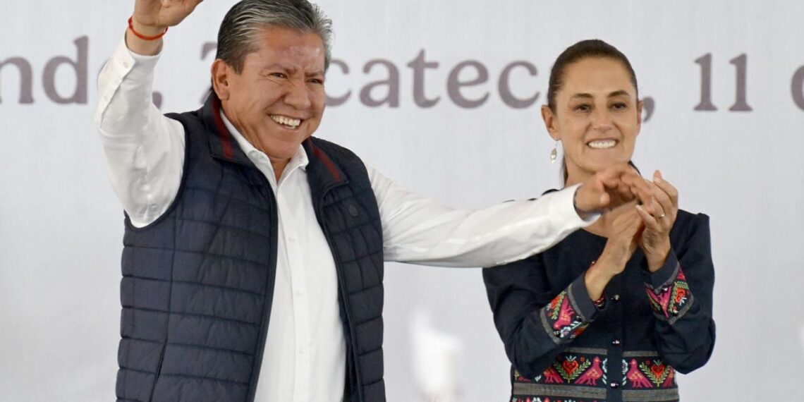 Sheinbaum reconoce a David Monreal y refrenda compromiso con el bienestar y la soberanía en Zacatecas