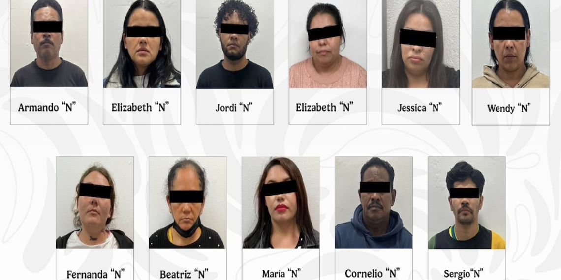 Decomisan 165 kilos de cocaína ocultos en mochilas y detienen a 11 personas en Tijuana