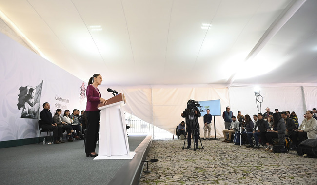 El objetivo en Michoacán es construir paz, justicia y erradicar la extorsión: Presidenta; homicidios dolosos disminuyeron 46%