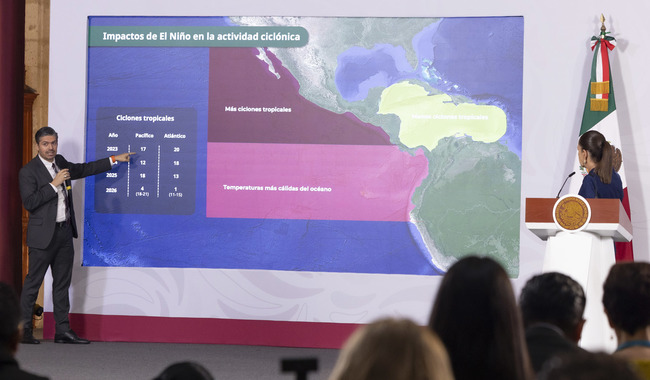 Sheinbaum anuncia acciones preventivas por “El Niño” y alista sistema de alertas por celular