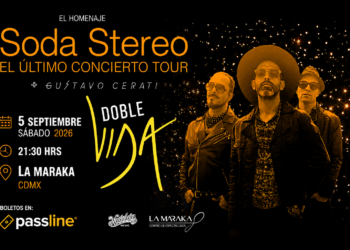 Doble Vida regresa a la CDMX con “El Último Concierto Tour”, un homenaje a Soda Stereo y Gustavo Cerati
