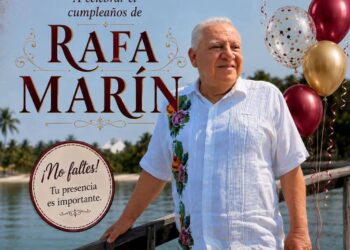 Convocan a celebraciones de cumpleaños de Rafa Marín en Chetumal y Cancún