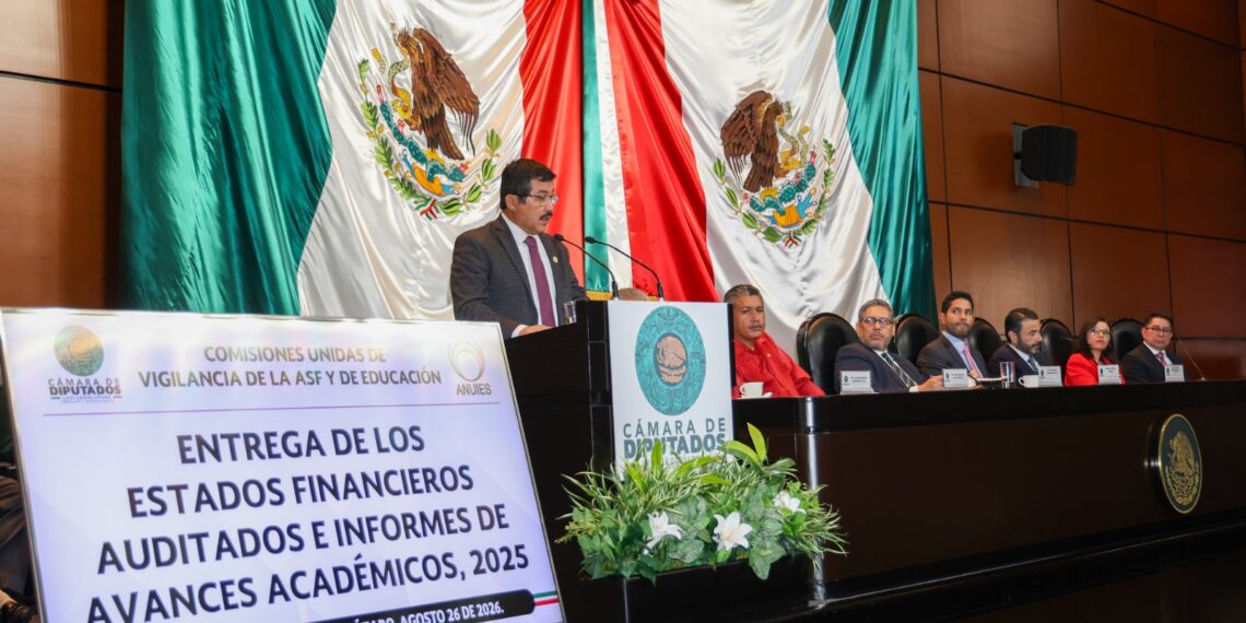 Ante la ANUIES, el rector de la UAT llama al Congreso Federal a sumar alianzas para fortalecer la educación superior