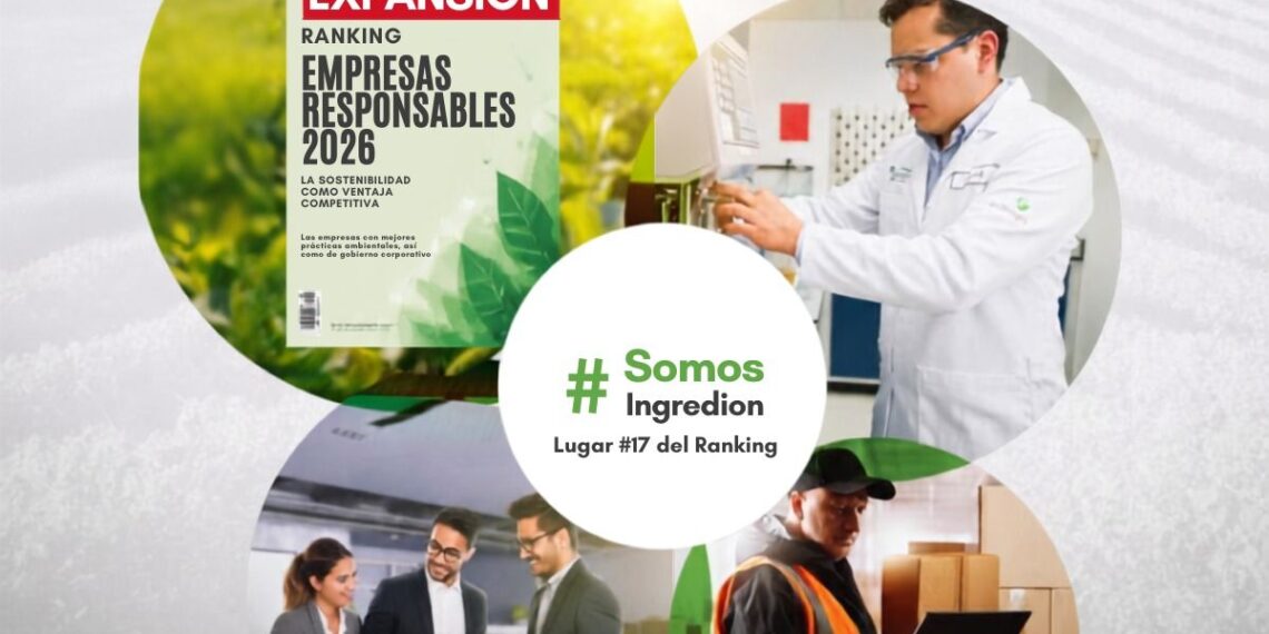 Ingredion México es reconocida como una Empresa Responsable ESG 2026