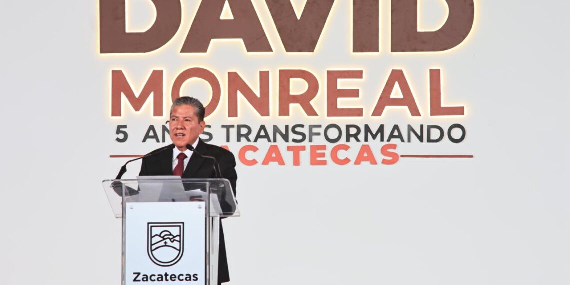 5 AÑOS TRANSFORMANDO ZACATECAS: DAVID MONREAL CONSOLIDA LA PAZ, EL BIENESTAR Y EL PROGRESO