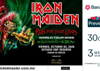 Iron Maiden regresa a México con una noche de clásicos y 50 años de heavy metal