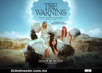 The Warning da el salto al Estadio GNP Seguros; llegará con Everything’s Falling en febrero de 2027